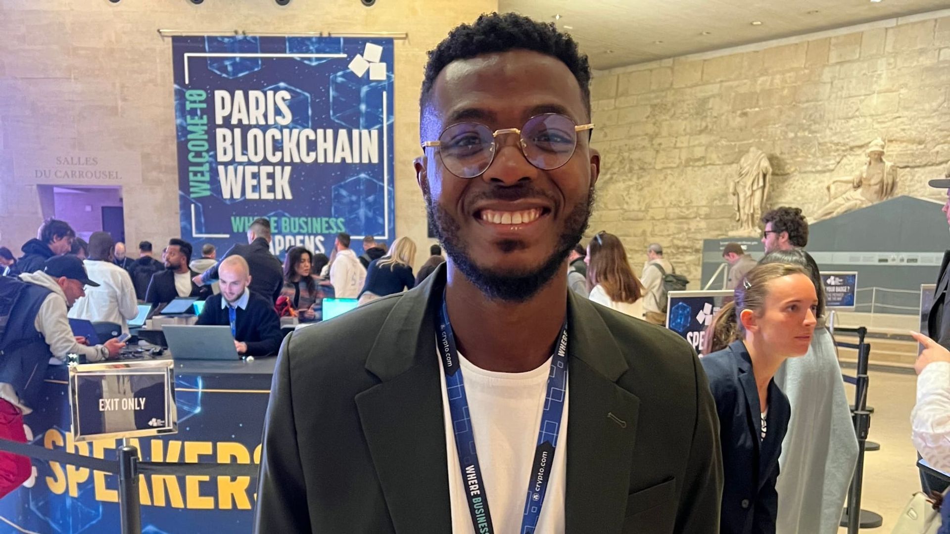 Oluwaseun Adeyanju of Mariblock at Paris Blockchain Week