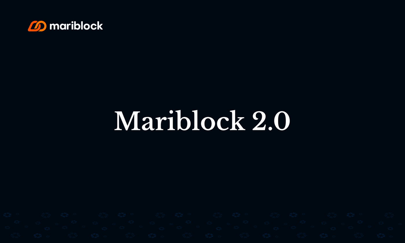 Mariblock 2.0 graphic
