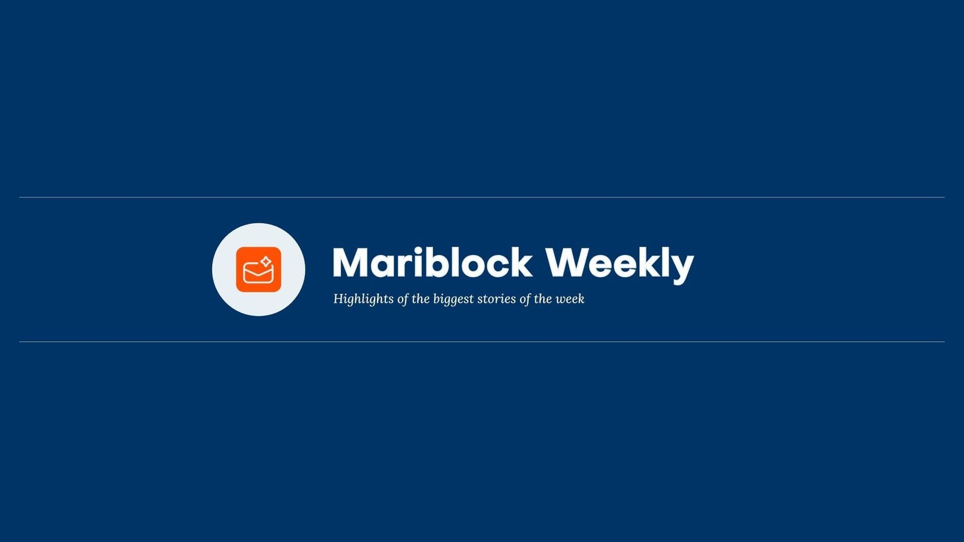 mariblock weekly banner
