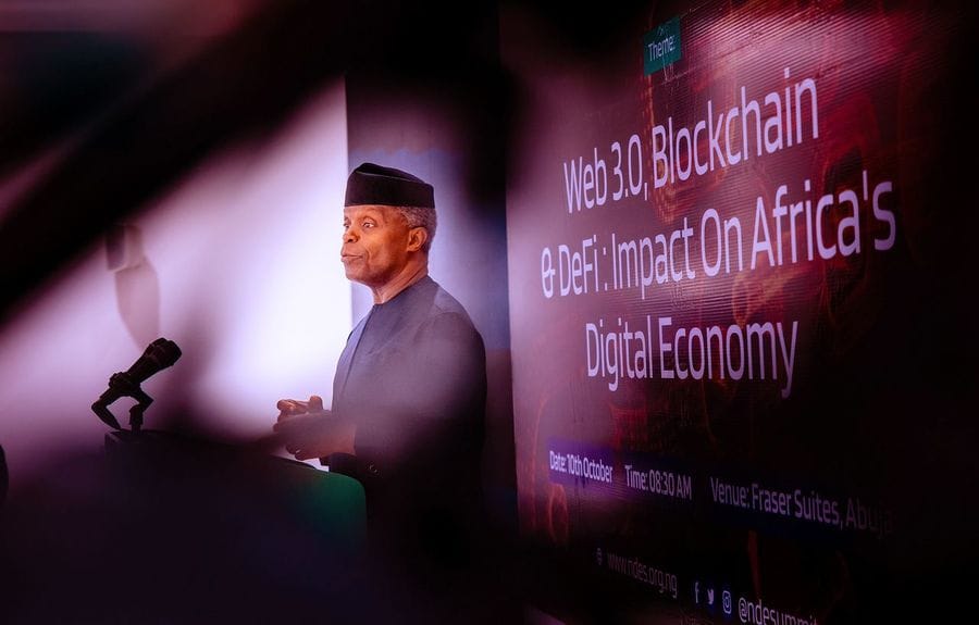 Yemi Osinbajo Nigerian Digital Economic Summit on 10102022. 4