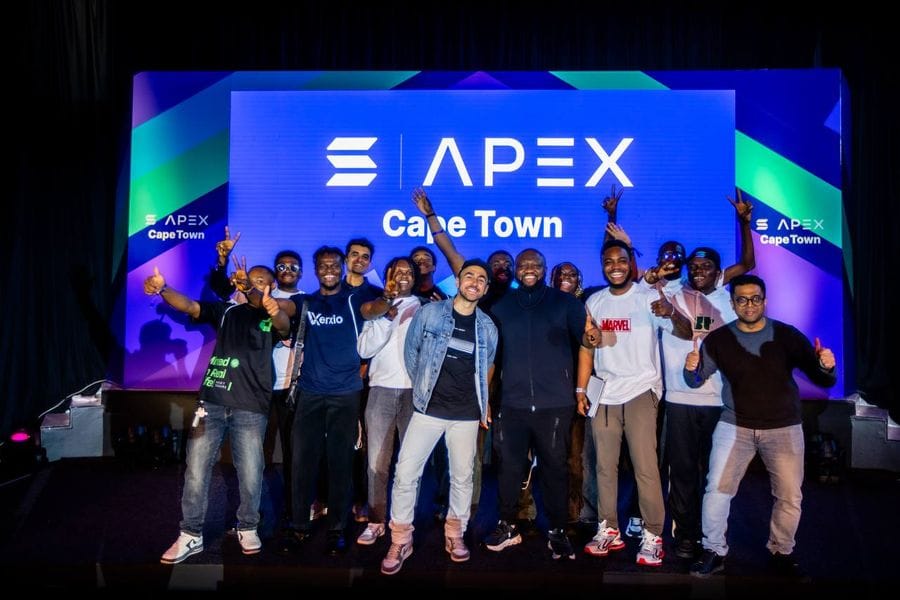 Superteam Nigeria team leads Harrison Obiefule and Nzube Ezudo along with other builders in the ecosystem