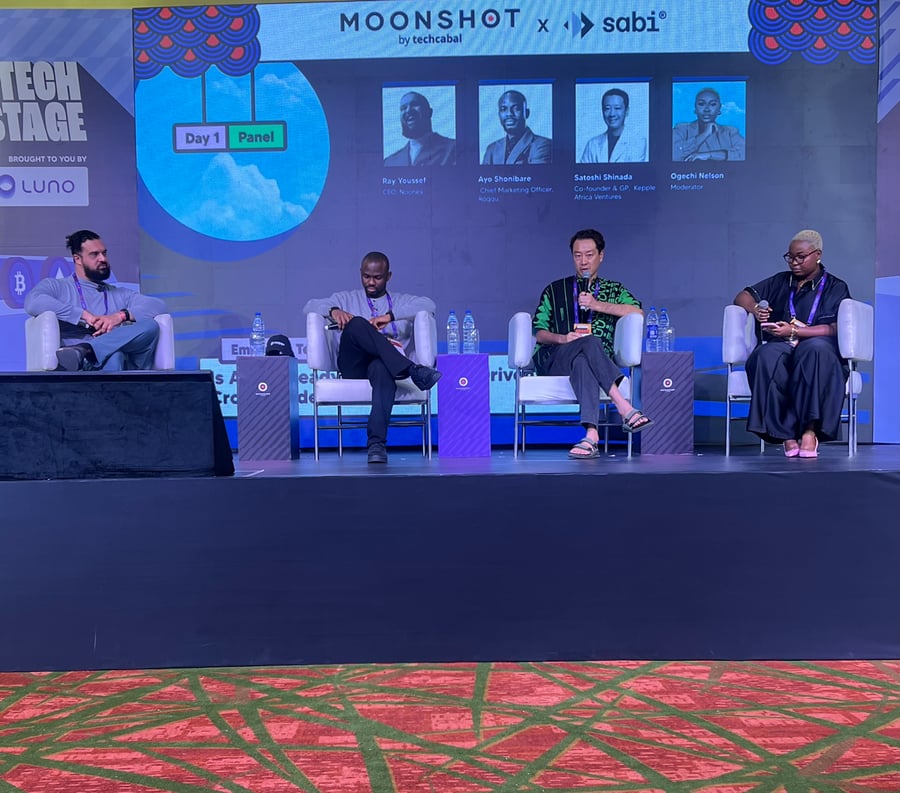 The stablecoin panel at Moonshot by Techcabal 2025