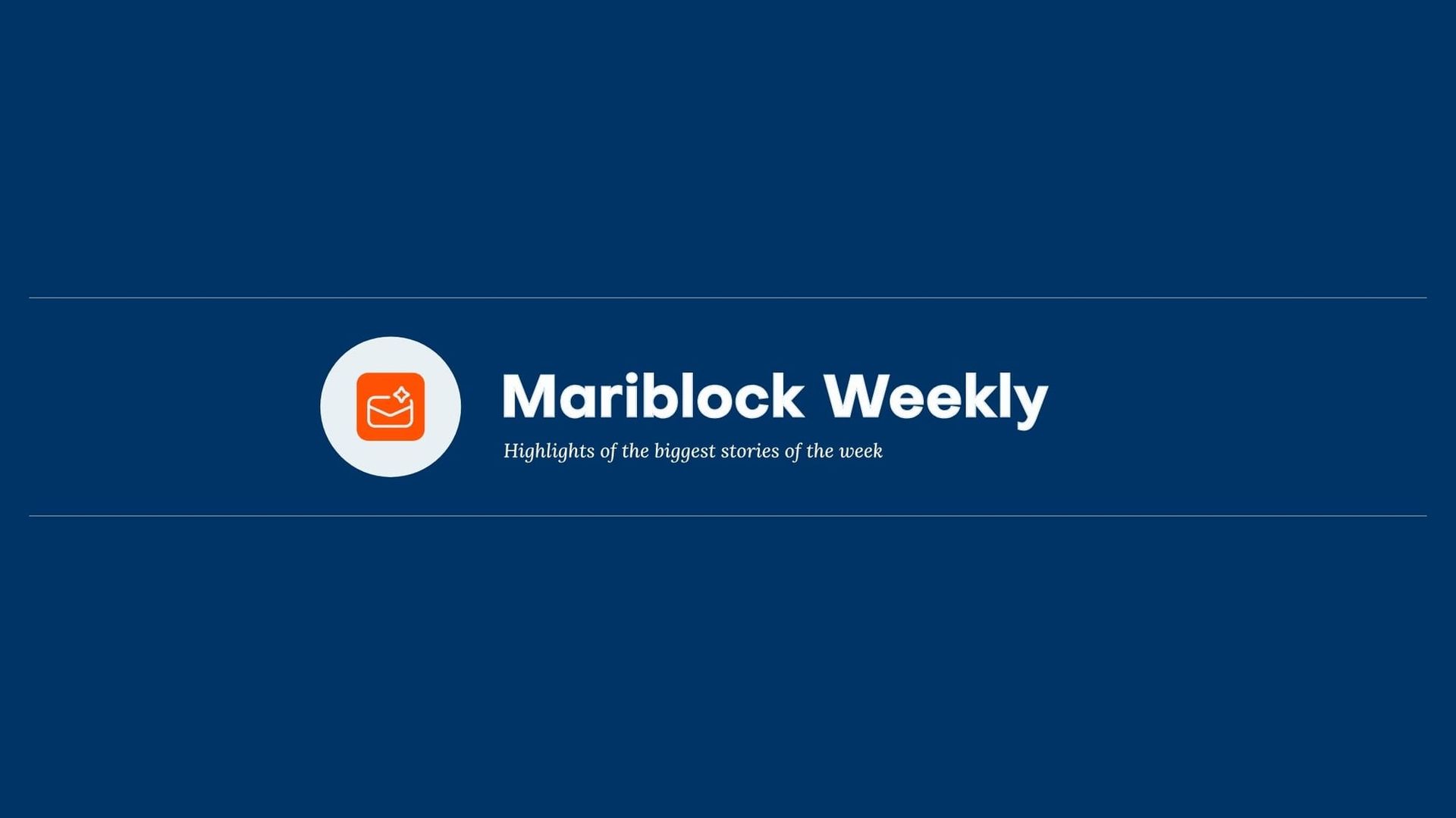 mariblock weekly banner